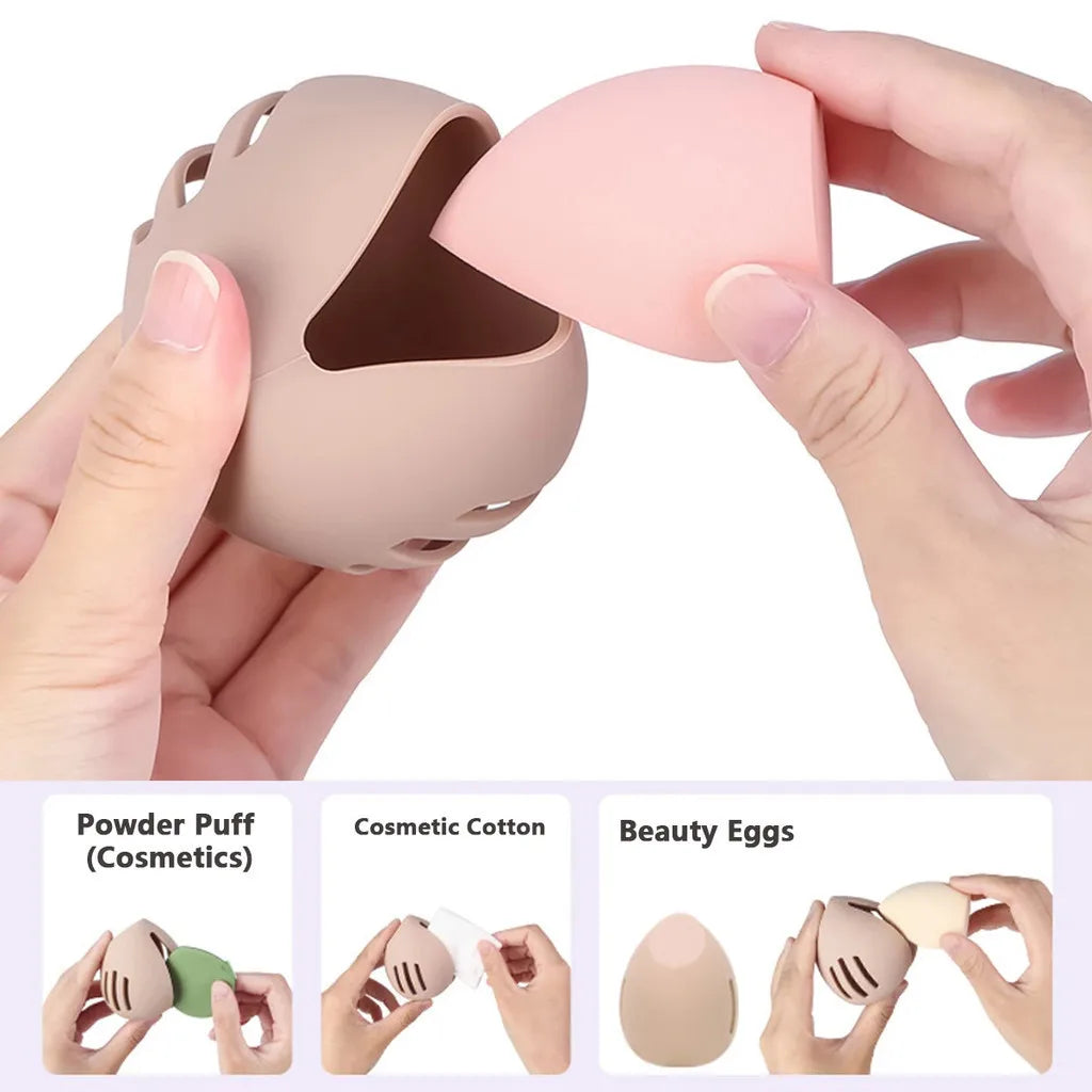 Support Beauty Blender en Silicone – Rangement Pratique et Portable